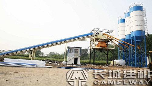 河南平頂山HZS60砼攪拌站