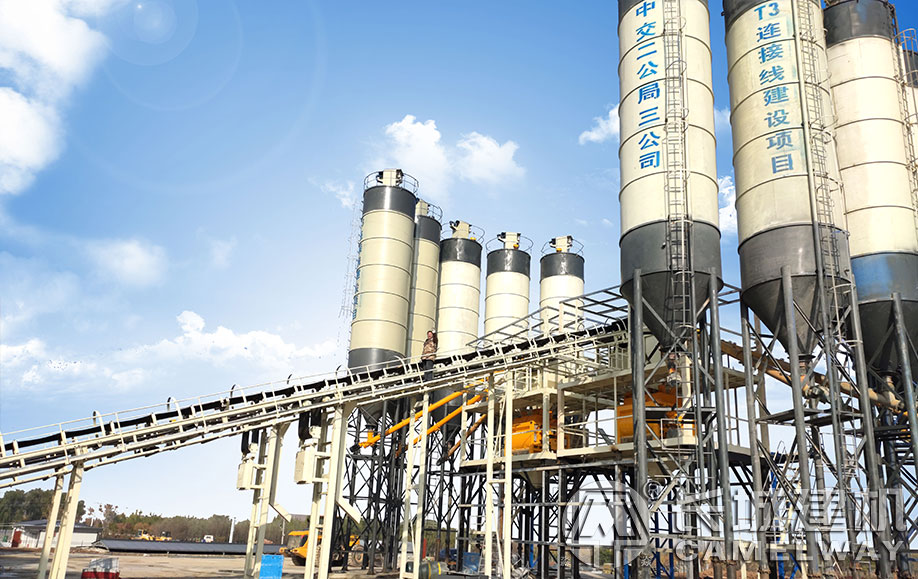 雙120工程攪拌站 蘭州機場建設