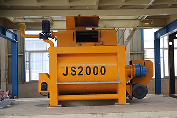 河南信陽平原建機(jī)廠js2000強(qiáng)力攪拌機(jī)