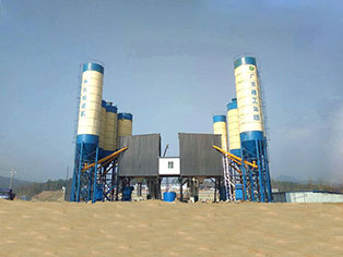 長城建機(jī)120混凝土攪拌站助力黃石盤水庫項(xiàng)目開工運(yùn)行