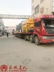 長(zhǎng)城建機(jī)hzs120工程混凝土攪拌站一路向西 只為西藏！
