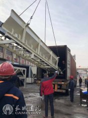 長(zhǎng)城HZS60商混攪拌站再次發(fā)貨尼日利亞