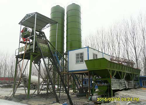 全套75攪拌站設(shè)備多少錢?每天出多少的混凝土