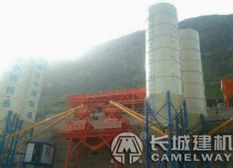 25\35\50\60小型混凝土攪拌站占地面積多少