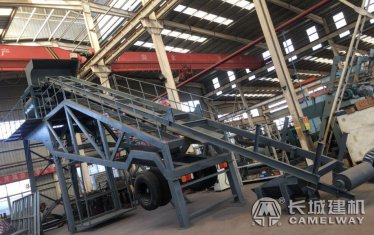 輪胎式移動混凝土攪拌站大概多少錢 有幾種移動方式