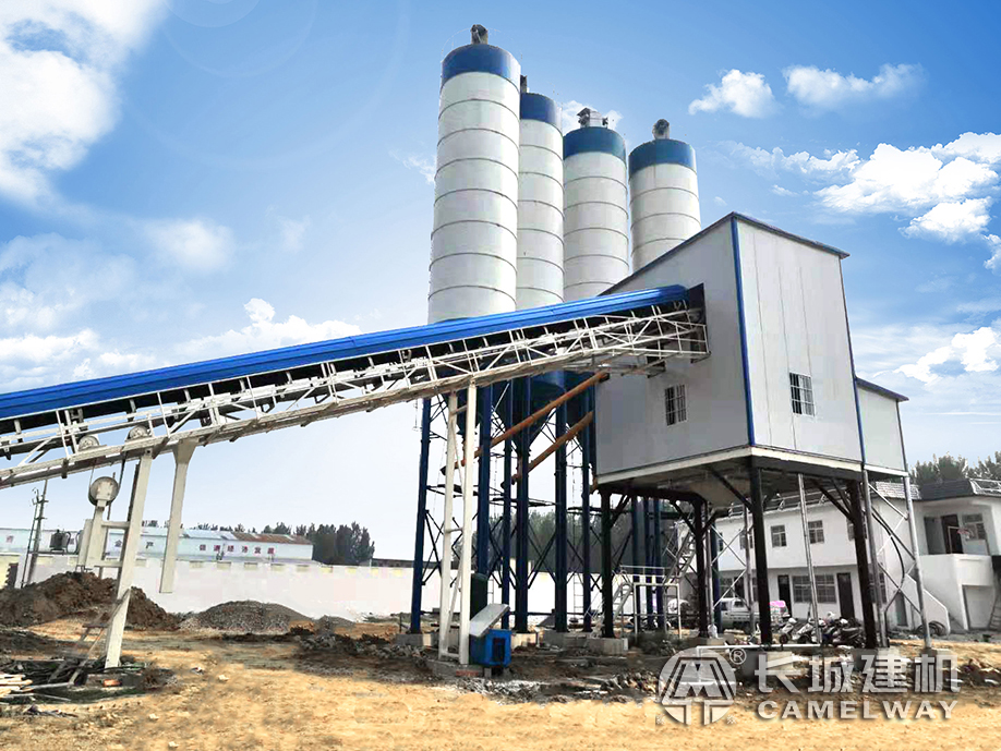 駐馬店某商品砼攪拌站采購的長城牌hzs150商混攪拌站——目前已經(jīng)正式運行（資料圖）