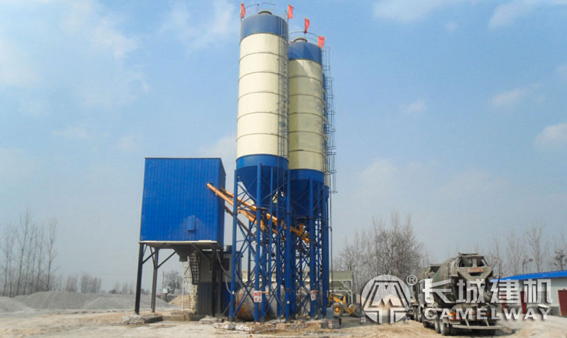 長(zhǎng)城60攪拌站客戶現(xiàn)場(chǎng)