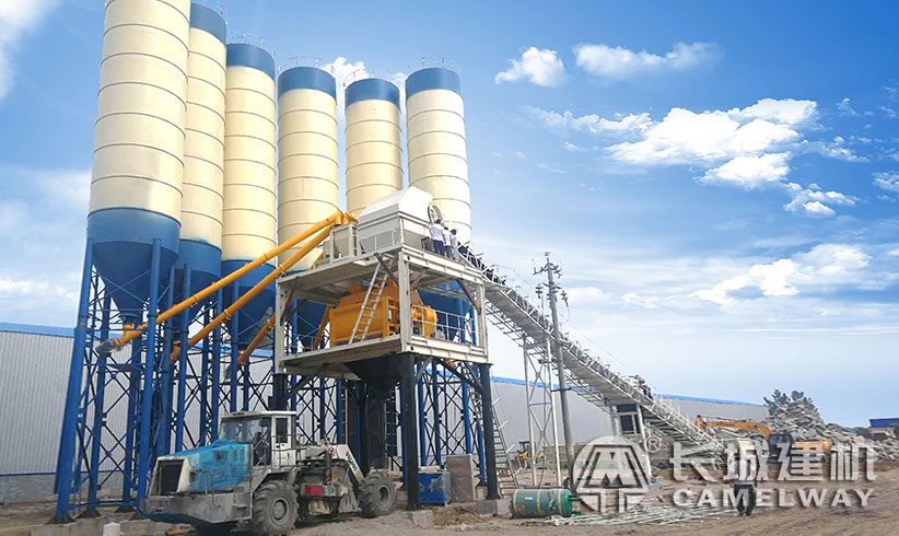長城建機hzs240攪拌站案例圖