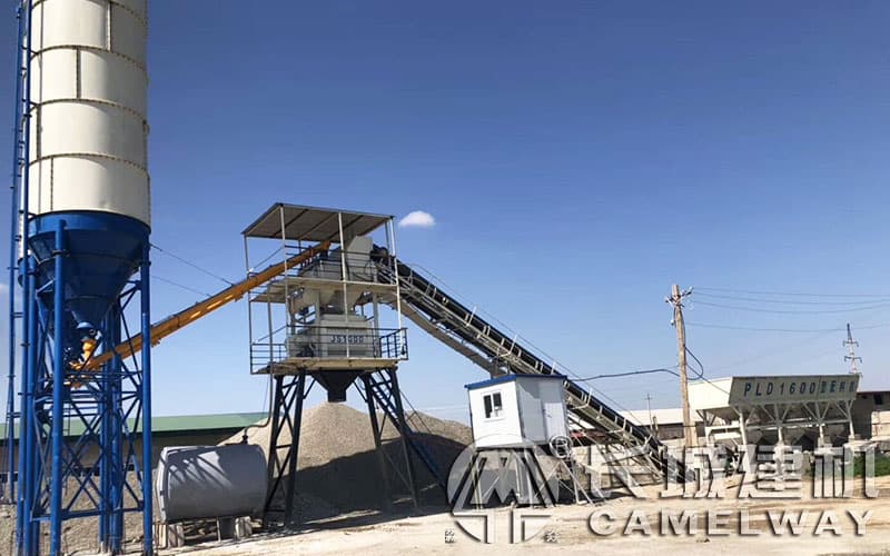 水泥混凝土攪拌站60型價格，1000方攪拌站組成系統(tǒng)