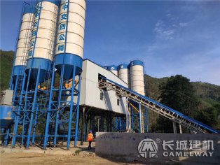 混凝土攪拌步驟，商品混凝土攪拌站圖片