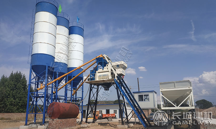 簡易式HZS75混凝土攪拌站設備生產(chǎn)廠家