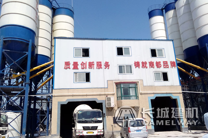 混凝土攪拌站設備實景