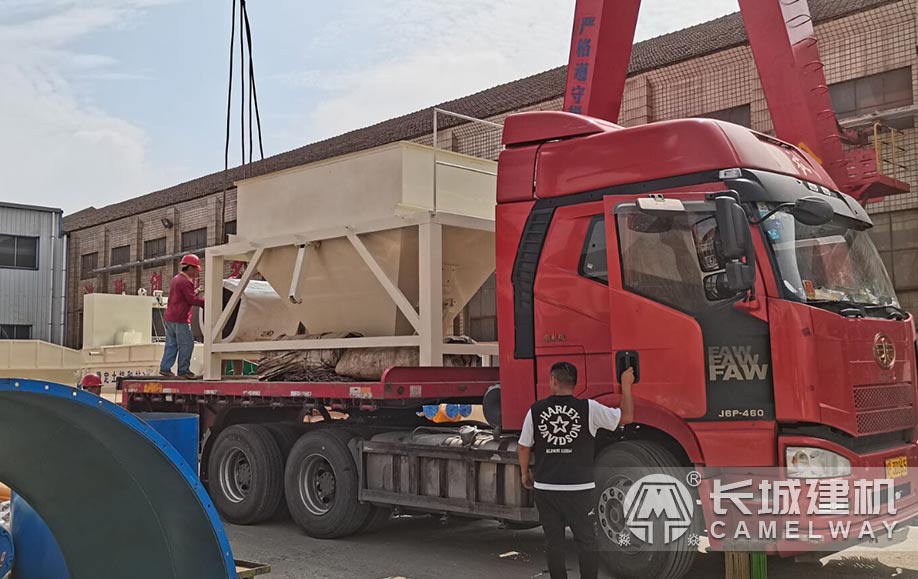 灰土拌合機設備發(fā)貨